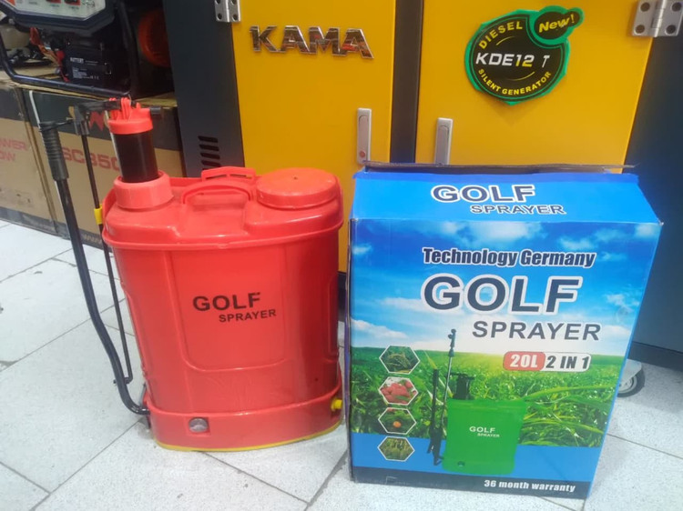 سمپاش دوکاره شارژی-دستی 20 لیتری گلف GOLF