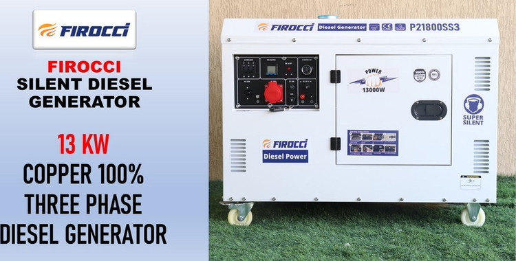 موتور برق گازوئیلی فیروچی 16 کاوا 3 فاز سایلنت مدل P21800SS3