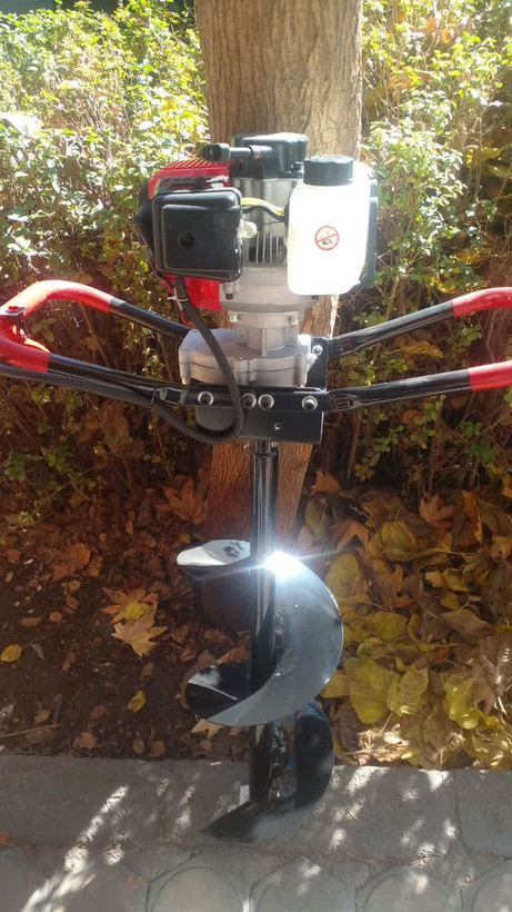 چاله کن 52cc گرینیکس مدل GX-520-AE-C همراه با2 مته