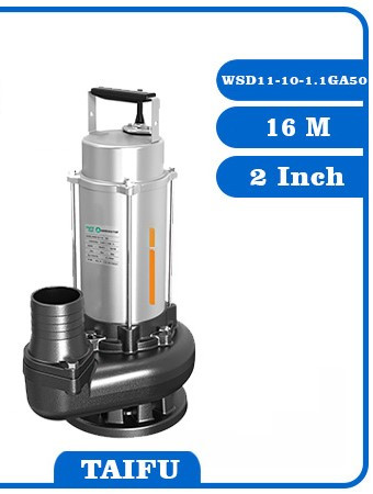 لجن کش بدنه استیل خردکن دار 2 اینچ 16 متری TAIFU تایفو مدل WSD11-10-1.1GA50