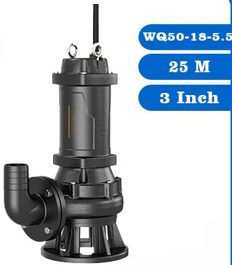 لجنکش 3 اینچ 25 متری آبدهی بالا TAIFU تایفو مدل WQ50-18-5.5