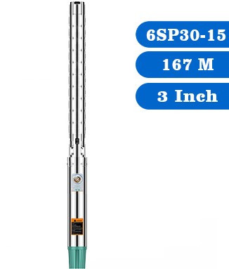 شناور استیل 167 متری 3 اینچ آبدهی بالا TAIFU تایفو مدل 6SP30-15
