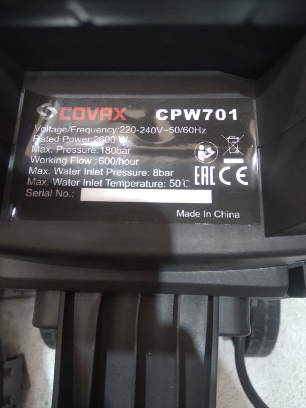 کارواش خانگی 180 بار مدل CPW701