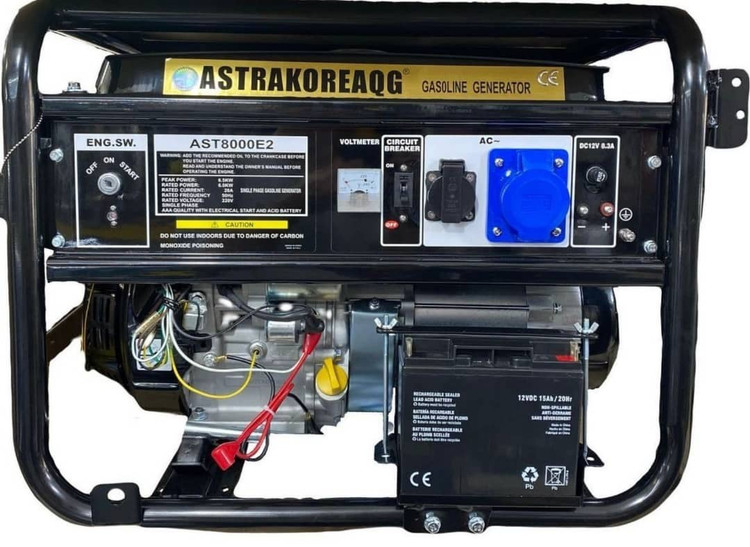 موتور برق 6.5 کیلو وات آسترا AST8000