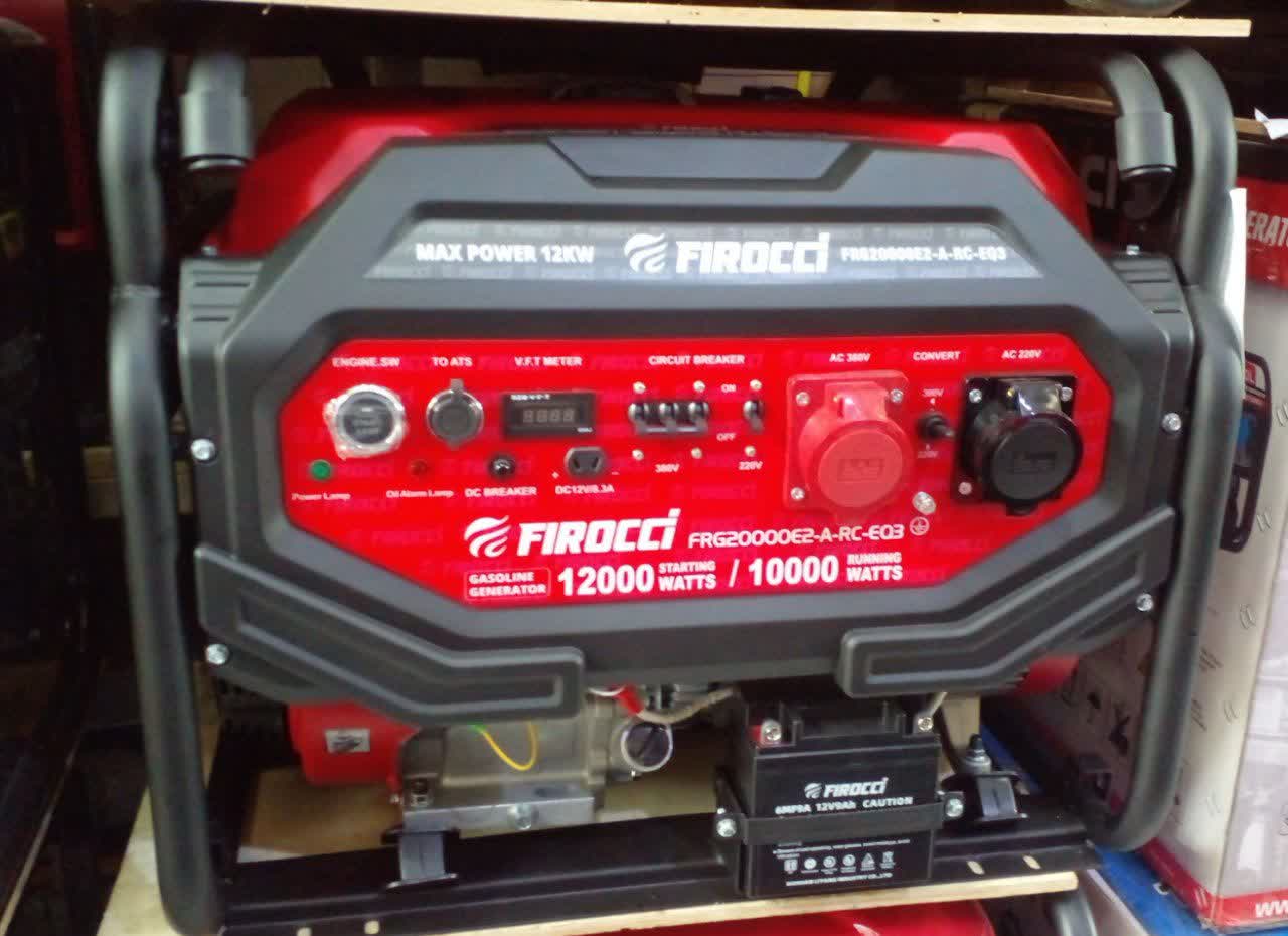 موتور برق 12کیلو وات خروجی سه فاز ریموت دار فیروچی مدل FRG20000E2-A-RC- EQ3