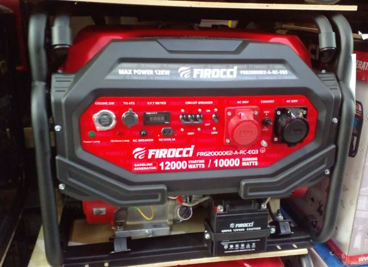 موتور برق 12کیلو وات خروجی سه فاز ریموت دار فیروچی مدل FRG20000E2-A-RC- EQ3
