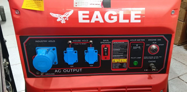 موتور برق بنزینی دو سیلندر ایگل مدل EAGLE EG15000
