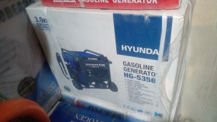 موتور برق بنزینی هیوندای مدل HG-5356 ظرفیت ۳ کیلووات تک فاز