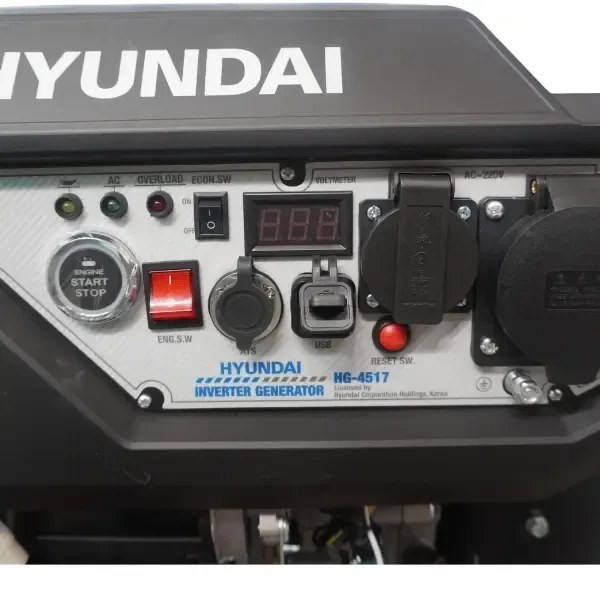 موتور برق هیوندای مدل HG-4517 ظرفیت ۴.۵ کیلووات اینورتر ریموت دار