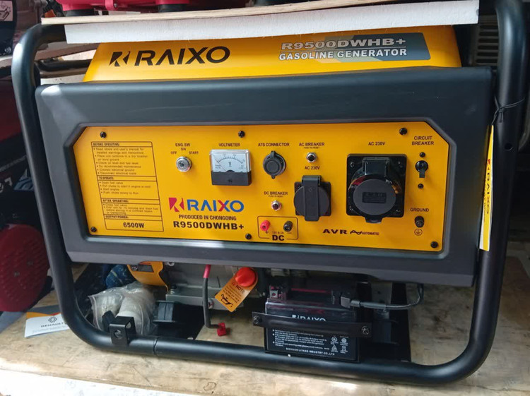 موتور برق رایکسو ۶/۵کیلو مدل R9500DWHB دارای سیستم ATS