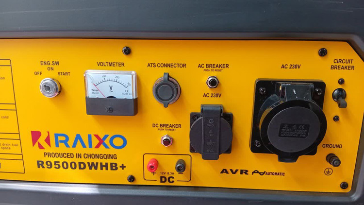 موتور برق رایکسو ۶/۵کیلو مدل R9500DWHB دارای سیستم ATS