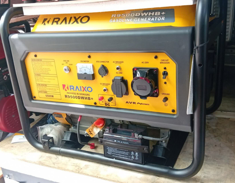 موتور برق رایکسو ۶/۵کیلو مدل R9500DWHB دارای سیستم ATS