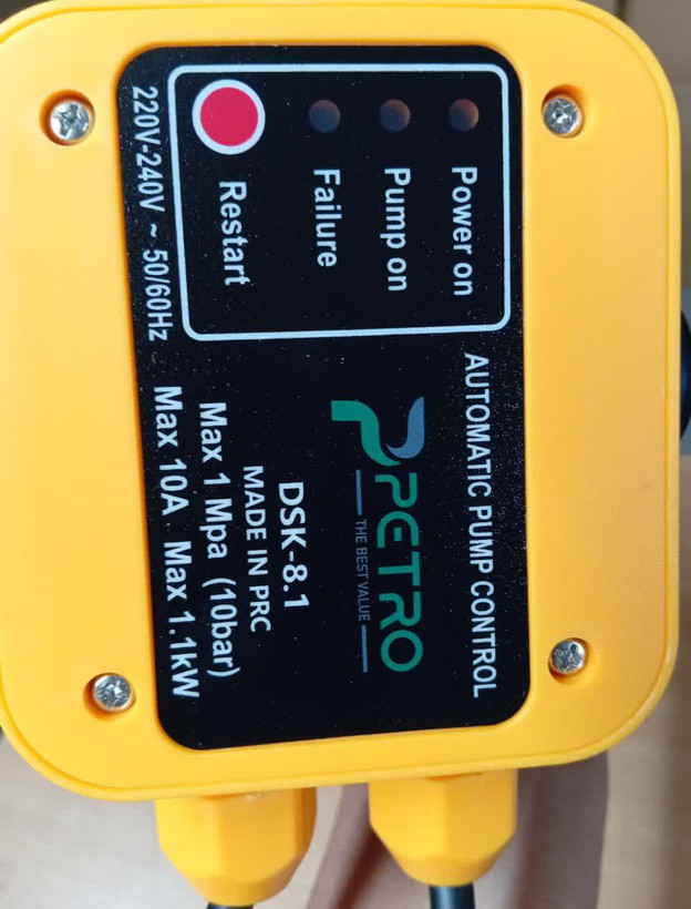 کلید کنترل اتوماتیک پمپ آبPETRO DSK-8.1